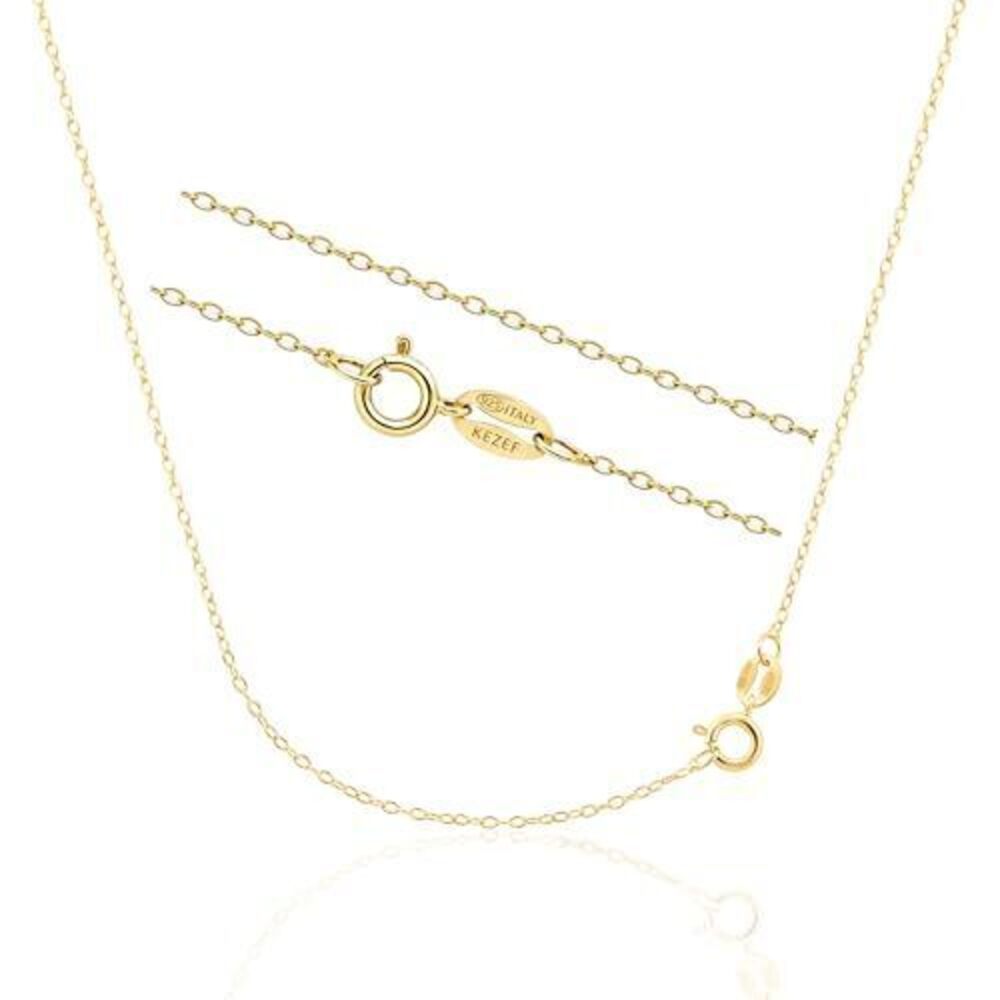 3278 1mm 925 Sterling Silver Necklace | 16-36 inch long Silver 18k Gold